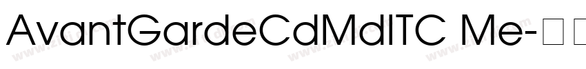 AvantGardeCdMdITC Me字体转换